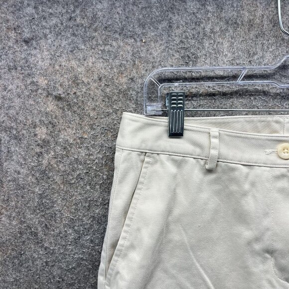 LL Bean Pants Womens 6 Khaki Favorite Fit Chino Straight Leg Cotton Casual - Picture 9 of 11